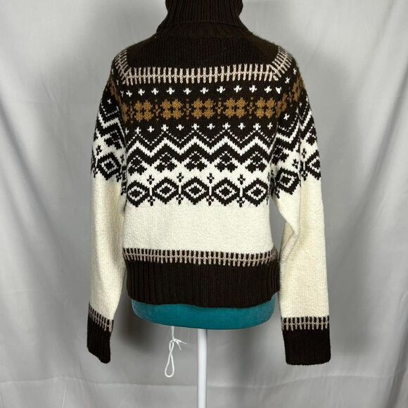 American Eagle Fair Isle Turtleneck Sweater (Size M) - Picture 3 of 8